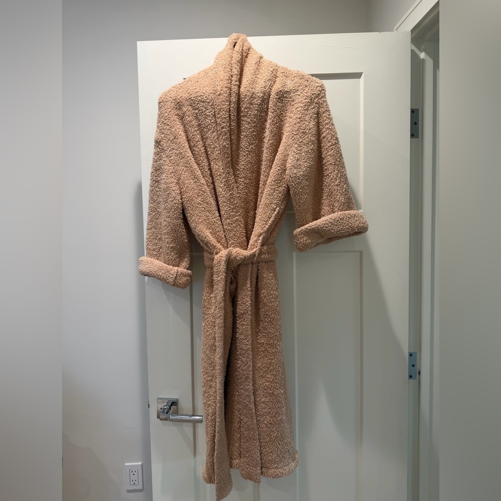 Barefoot Dreams Cozy Tan Teddy Robe